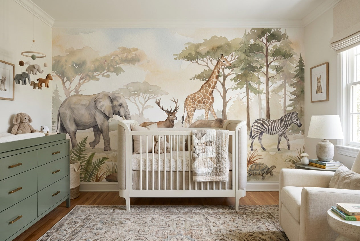 Sand Safari Wallpaper Mural view 5