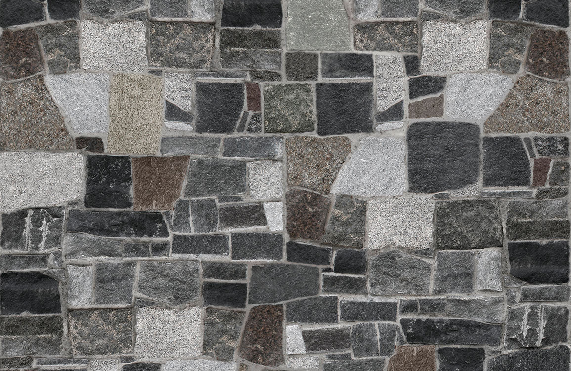 Modern Geometric Wood Texture Wallpaper Mural