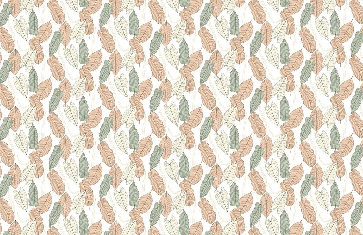 Banana Leaf Wallpaper Mural in Three Colors for Wall Decor