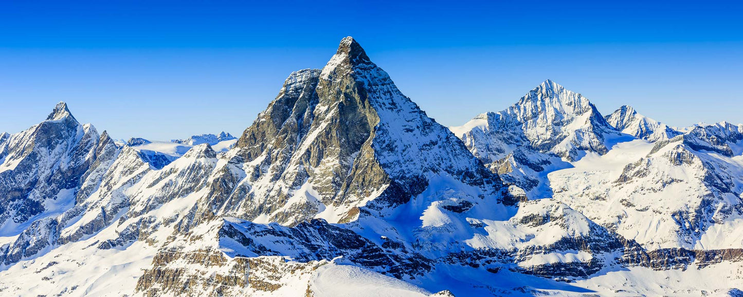 Snowy Mounds Wallpaper Mural for Interior Design and Home Decoration