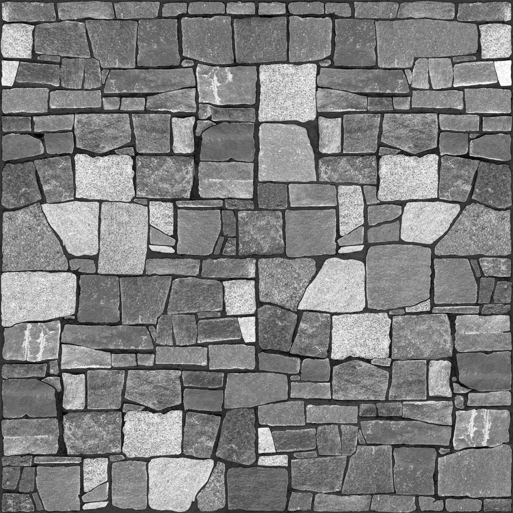 Wallpaper mural featuring an antique grey stone with cracks, perfect for decorating your home.