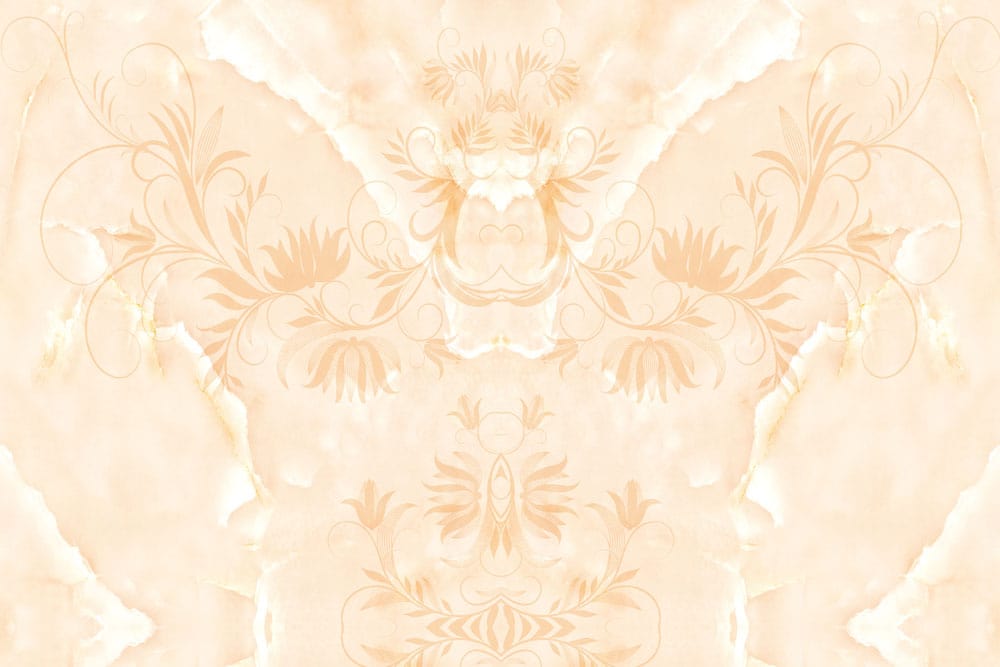 Golden Botanical Bird Garden Mural Wallpaper