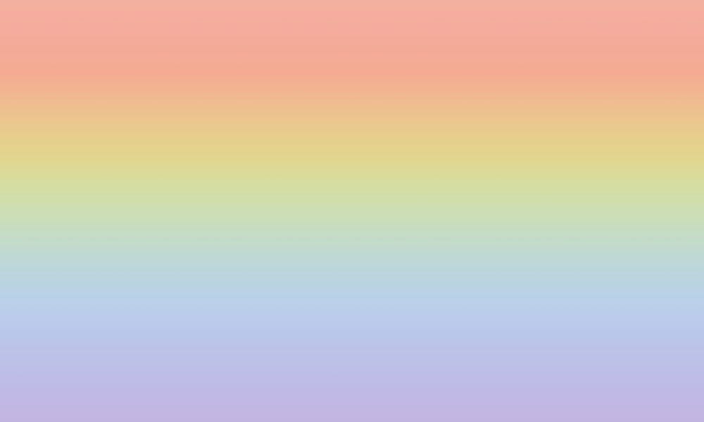 Wallpaper mural for your home decor featuring an ombre cream rainbow design.