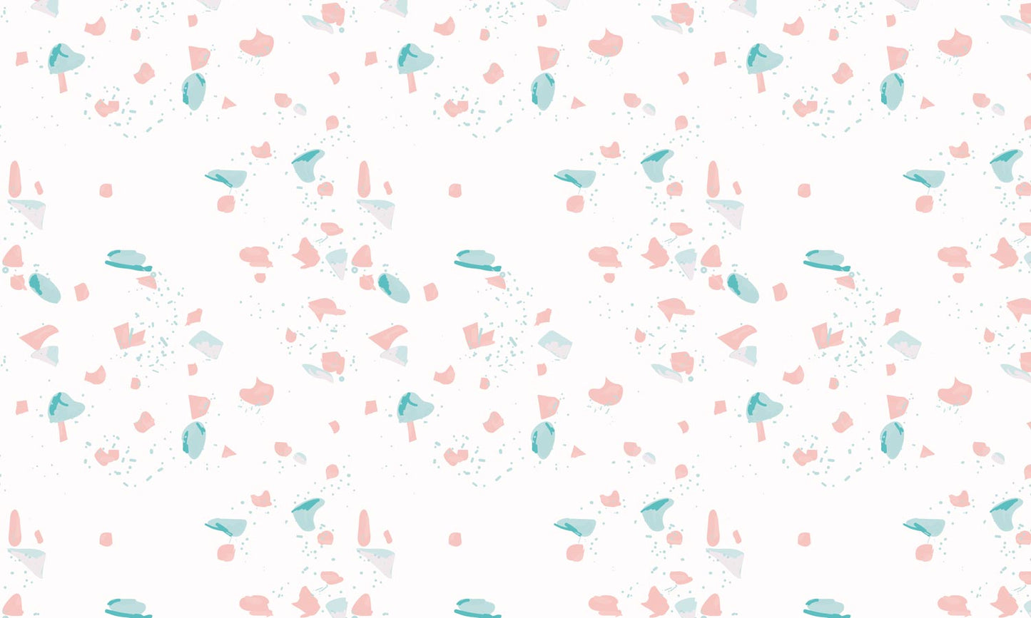 Home Decoration Wallpaper Mural Featuring a Dotted Marble Pattern