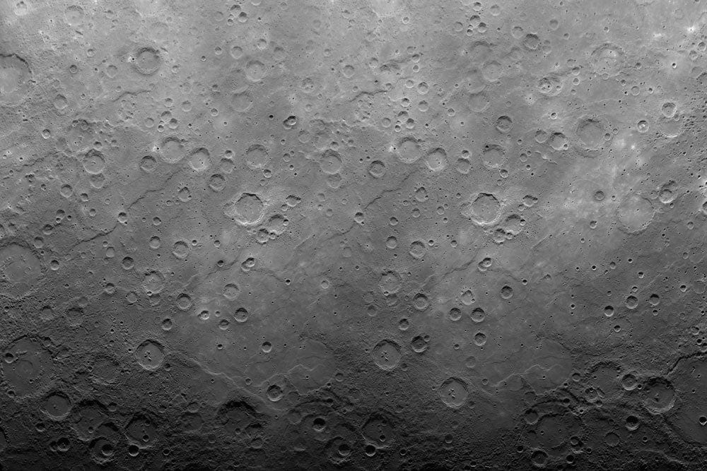grey surface space and galaxy wall mural home decoration