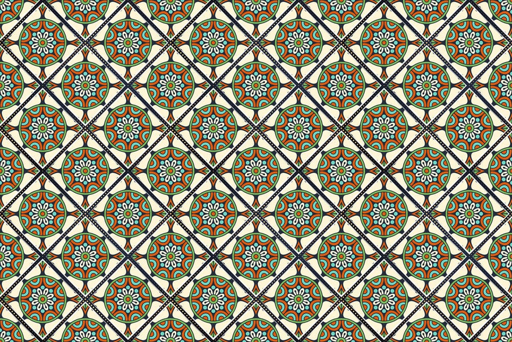 Custom wallpaper with a petal pattern designed specifically for you