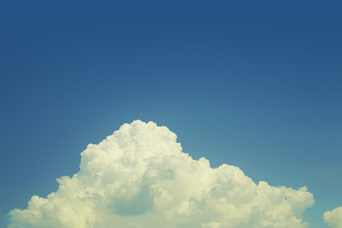 Blue Sky Clouds Wallpaper Mural Home Decor