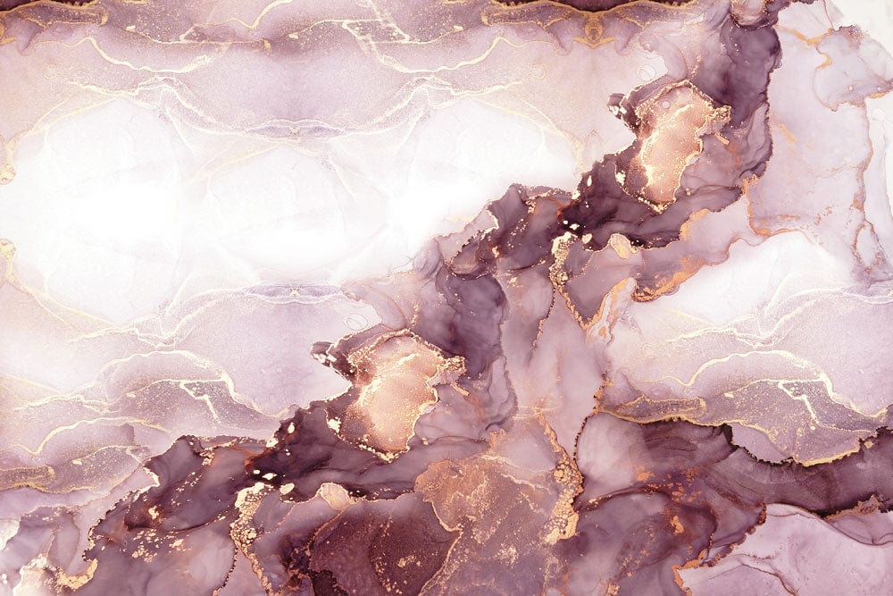 pink marble custom feature wall mural for home interior design