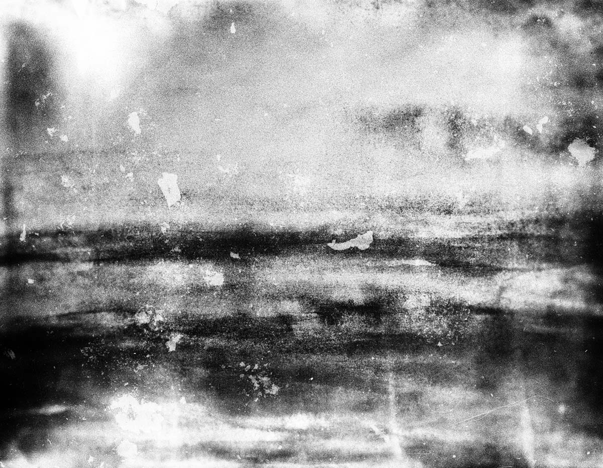 Black & White Frosted Industrial Wallpaper Art