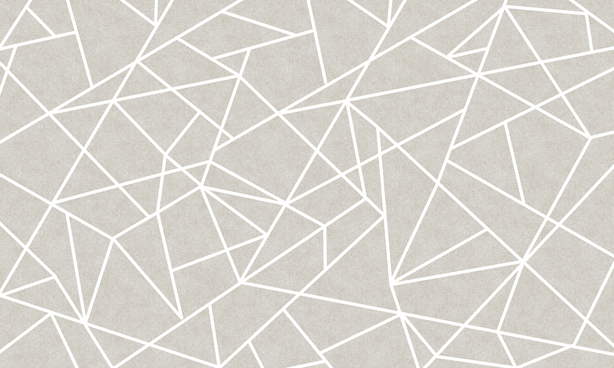 Modern Geometric Beige Mural Wallpaper