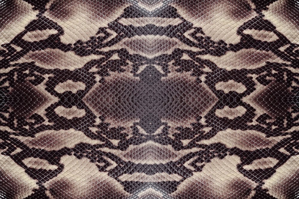 Home Decoration Wallpaper Mural Modeled After a Real Python Skin