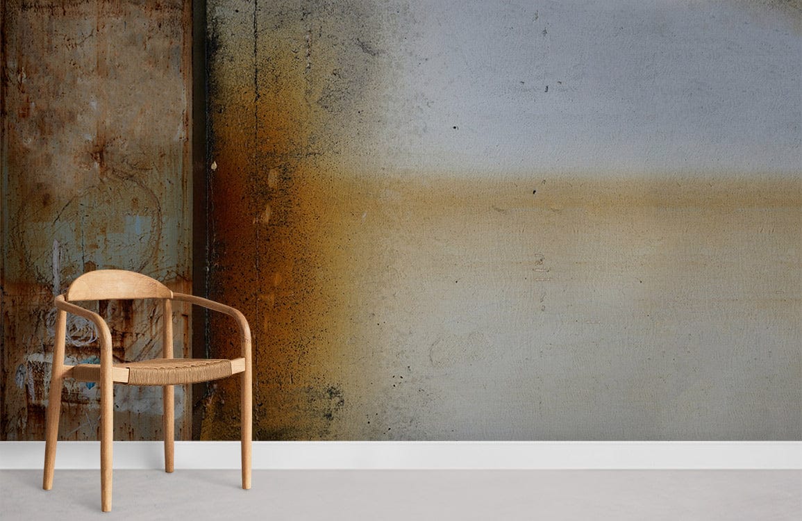 Rustic Graffiti Wall Photo Mural For Room