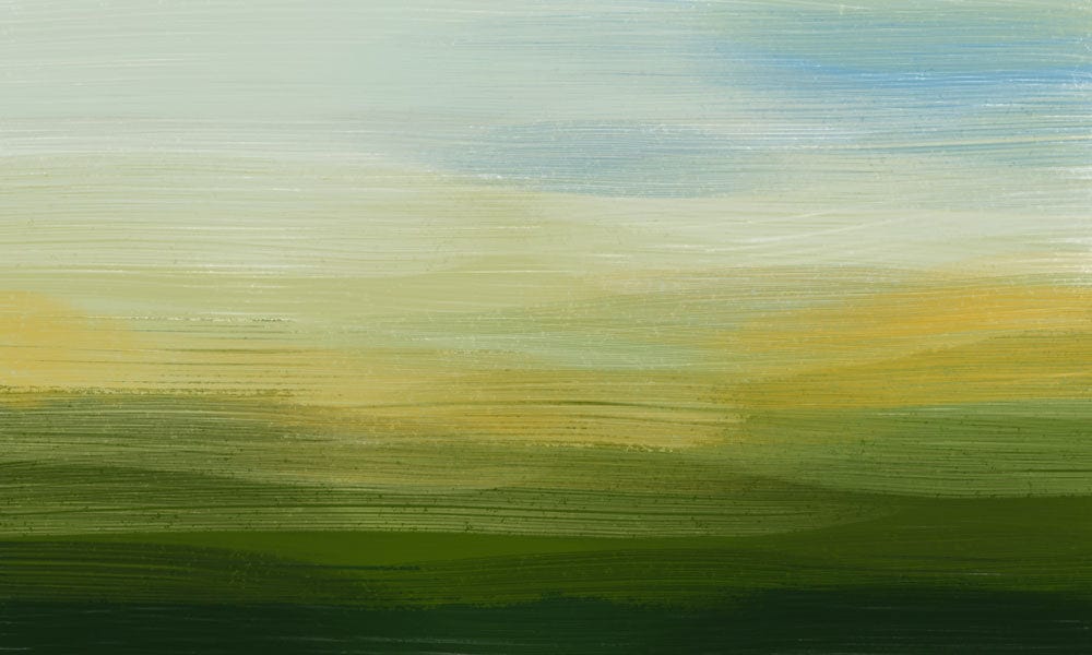 Soothing Gradient Green Abstract Mural Wallpaper