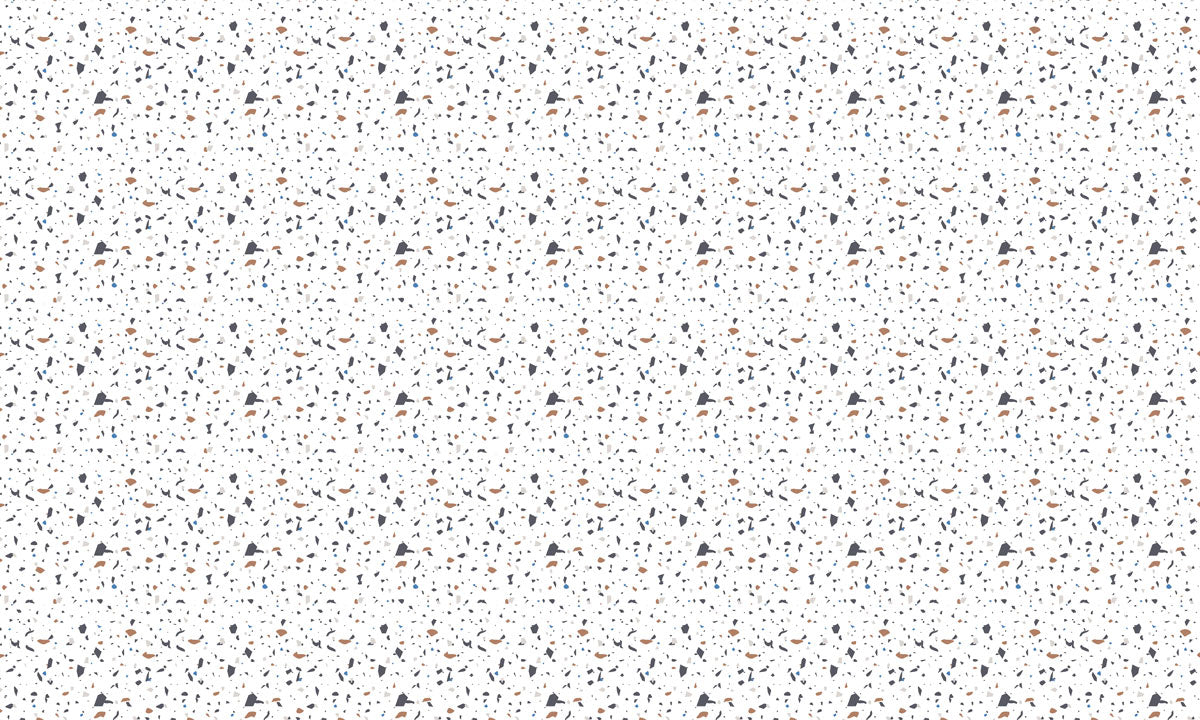 Wallpaper with a Terrazzo Pattern of Concrete and Stone