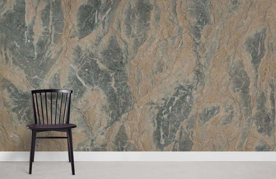 wall murals with a mud and stone look for the home
