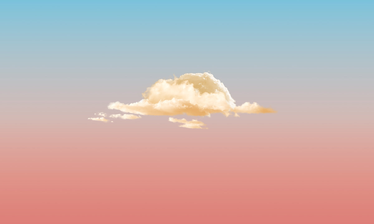 Serene Sunset Clouds Mural Wallpaper