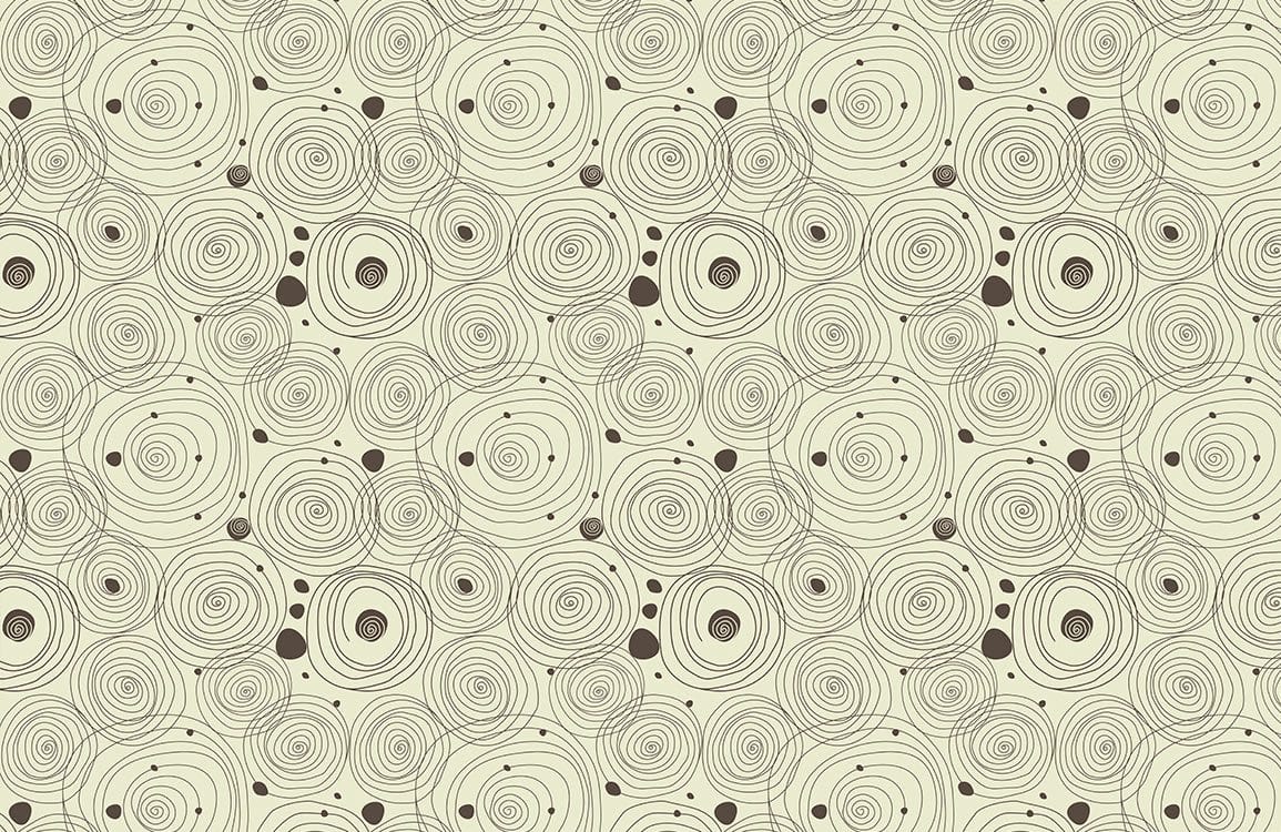 Abstract Circular Pattern Neutral Mural Wallpaper