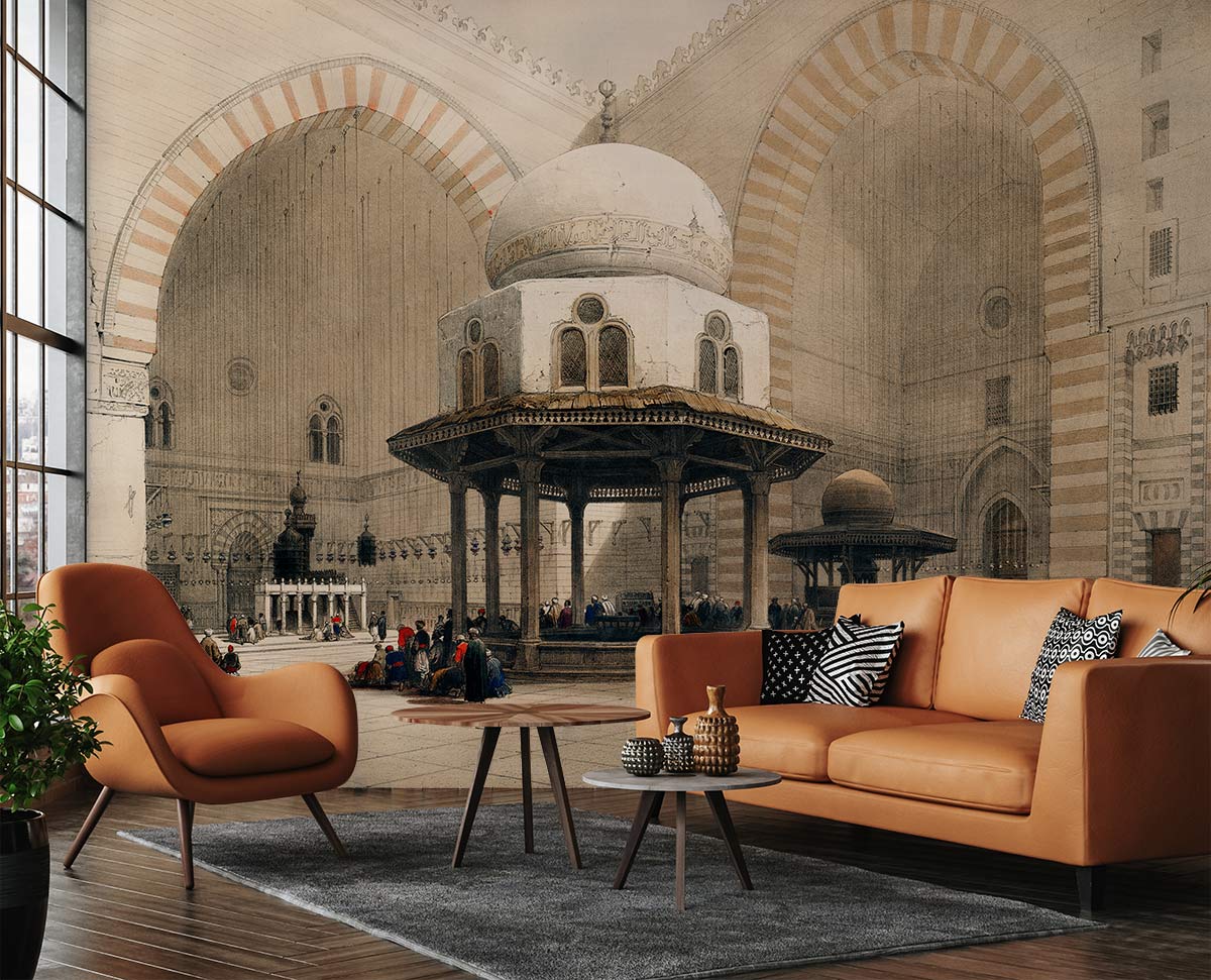 Mosque of Sultan Hassan Cairo Citymark Mural Decoration