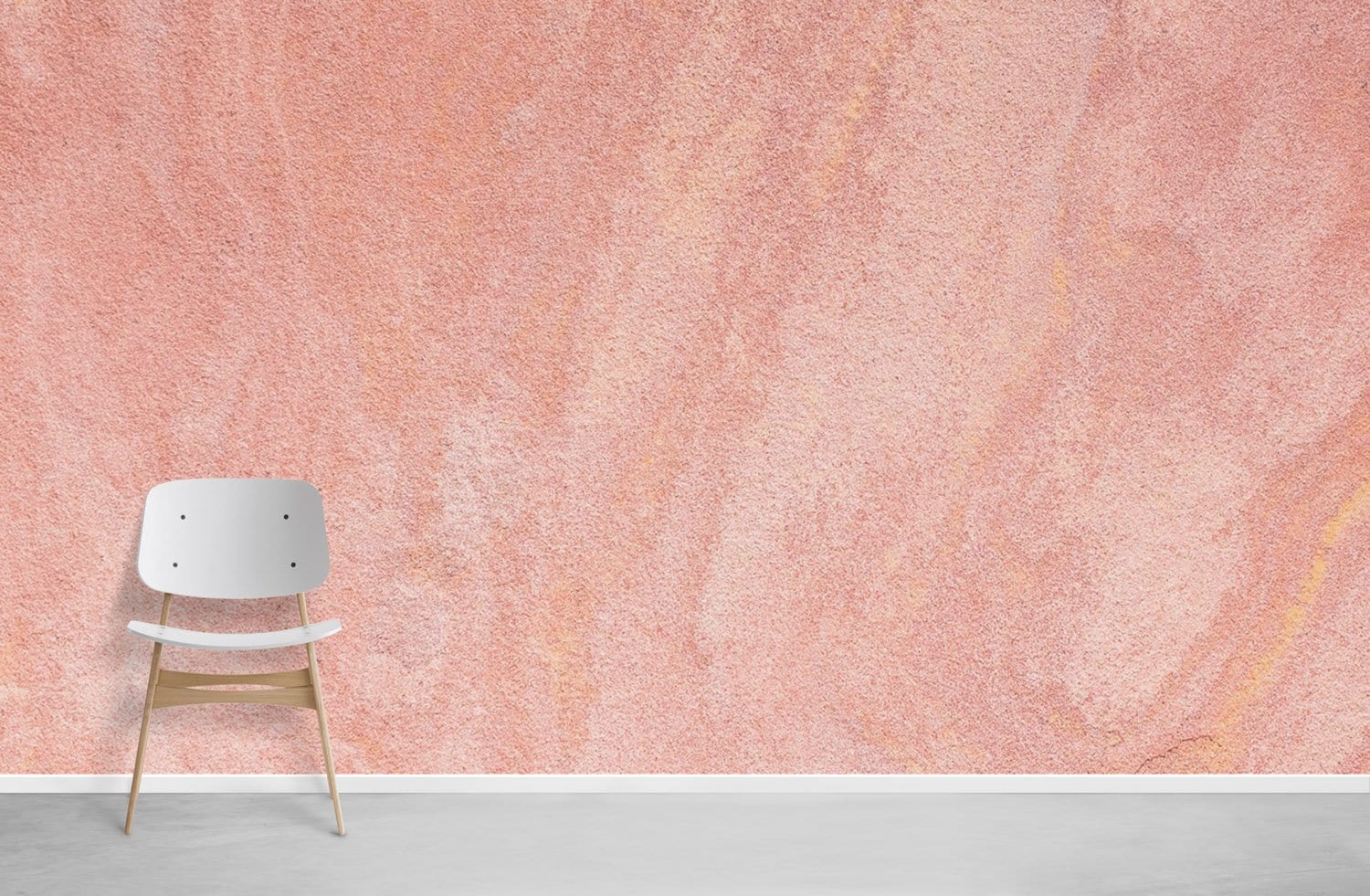 Wall Mural Featuring Natural Sandstone Texture and Tan Flagstone