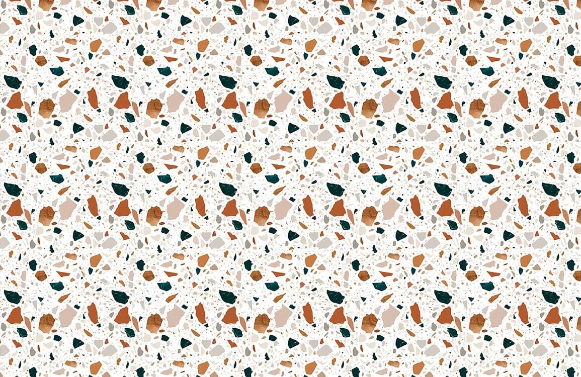 Home Decoration Wallpaper Mural Featuring Terrazzo Chips Made of Marble