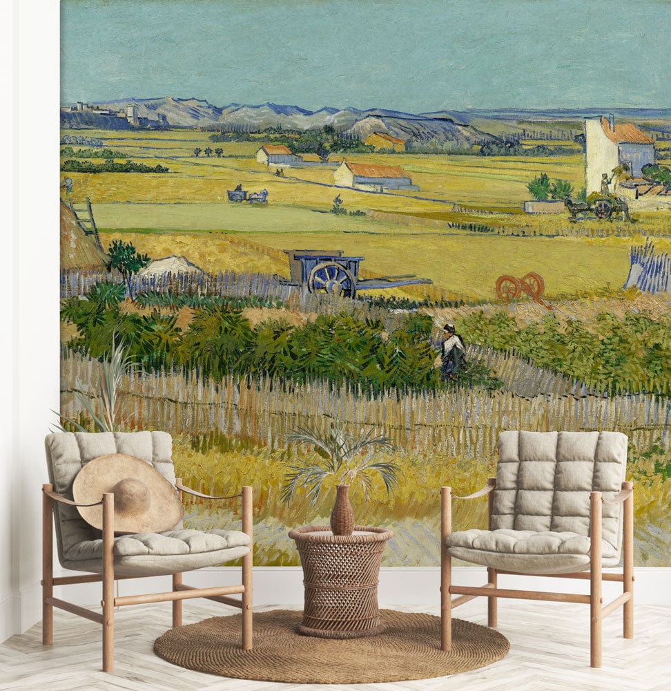 The Harvest Wallpaper Mural for hallway decor
