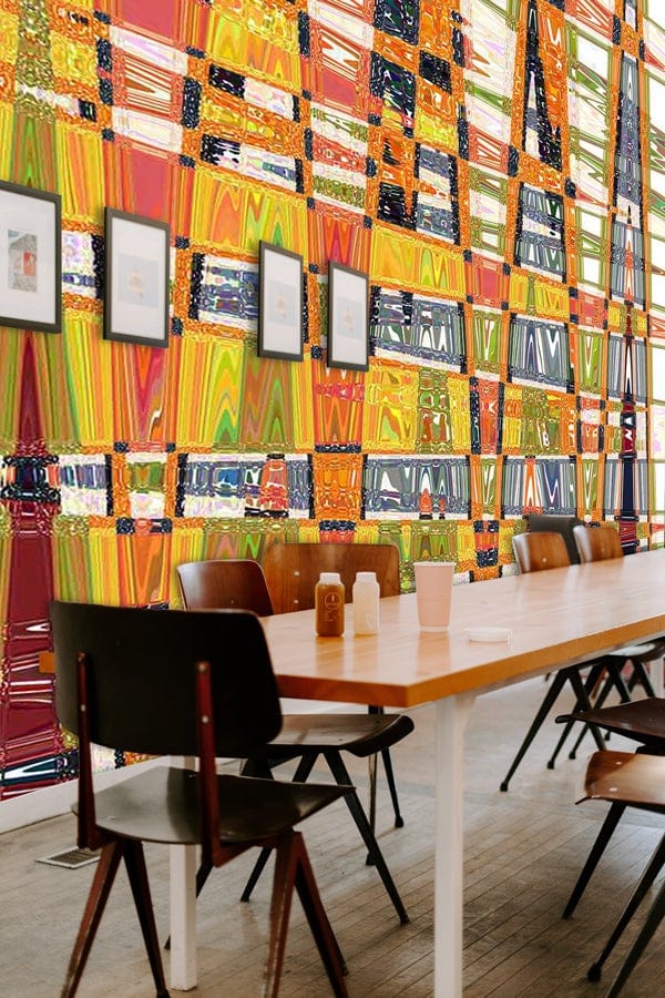 Abstract Pattern Wallpaper Mural Home Interior