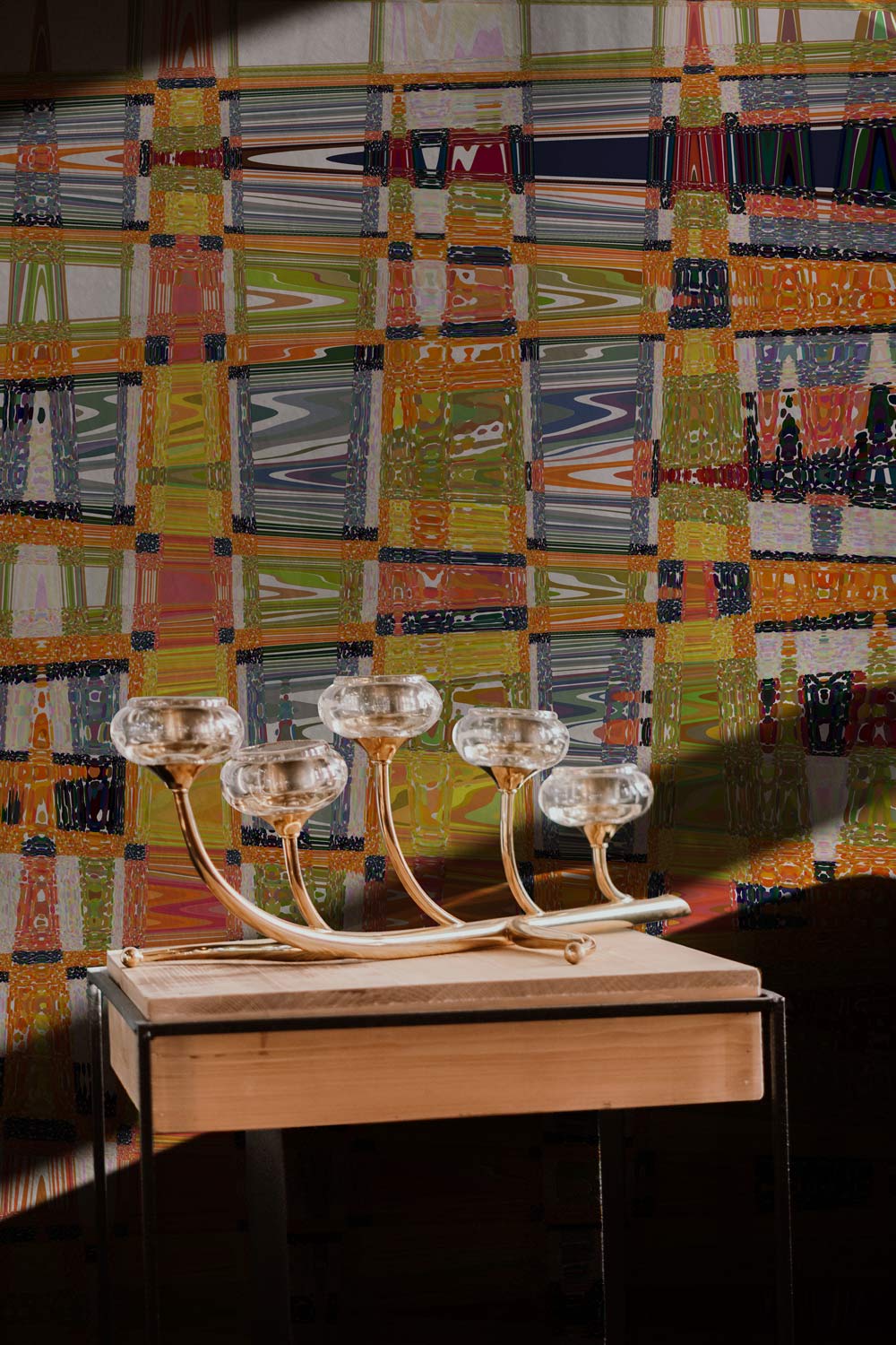 Abstract Pattern Wallpaper Mural Decoration Idea