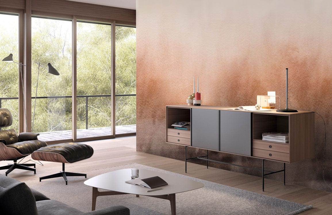 abstract watercolor hue wall mural living room decoration