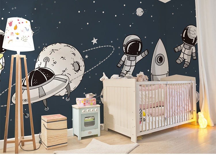 astronaut in space galaxy wallpaper custom design