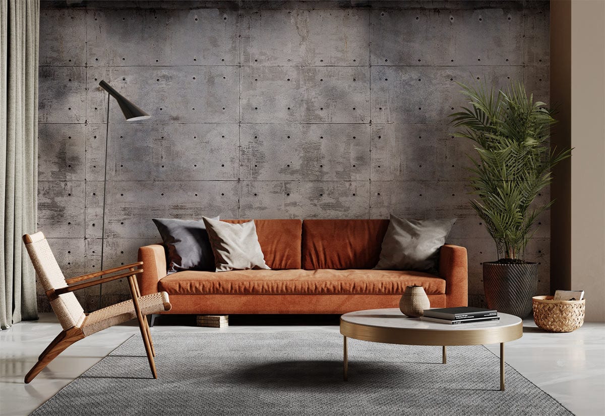 Industrial Concrete Wall Murals Home Interior Decor
