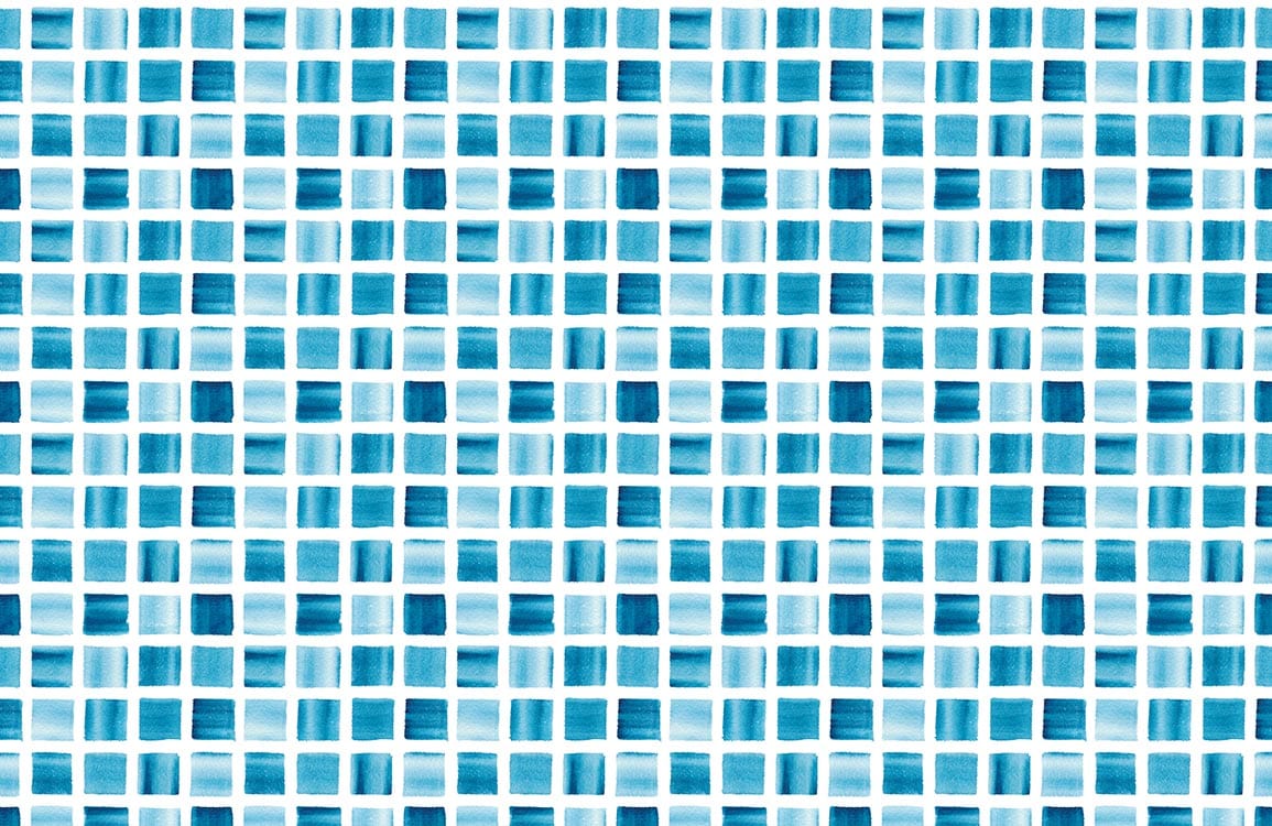 Ombre Tile Blue Pattern Mural Home Decor
