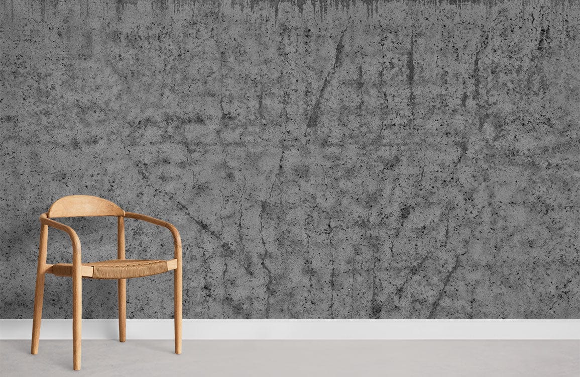 Grey wallpaper design for a distinctive look in the room