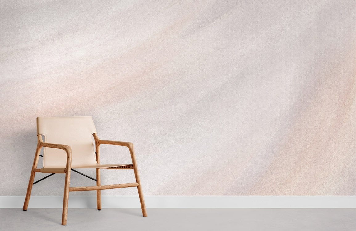 pink dreamland wall mural design