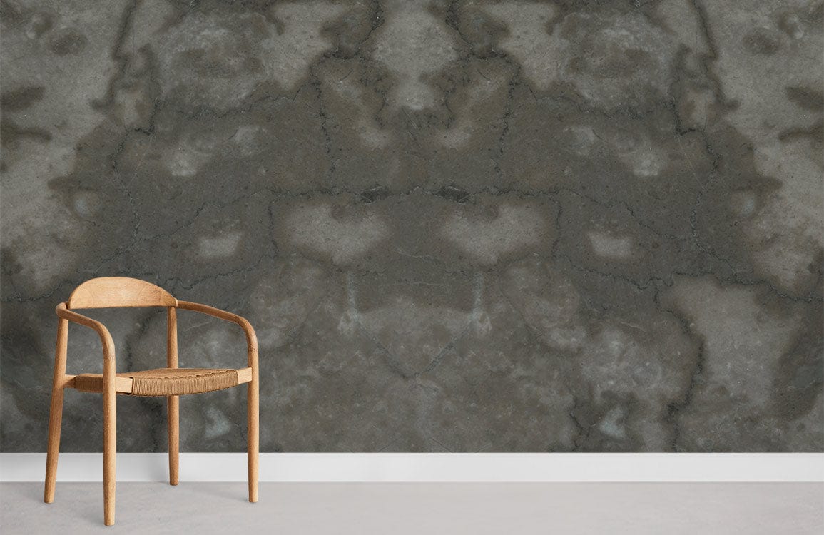 Industrial Gray Wallpaper Mural Room Decoration Art