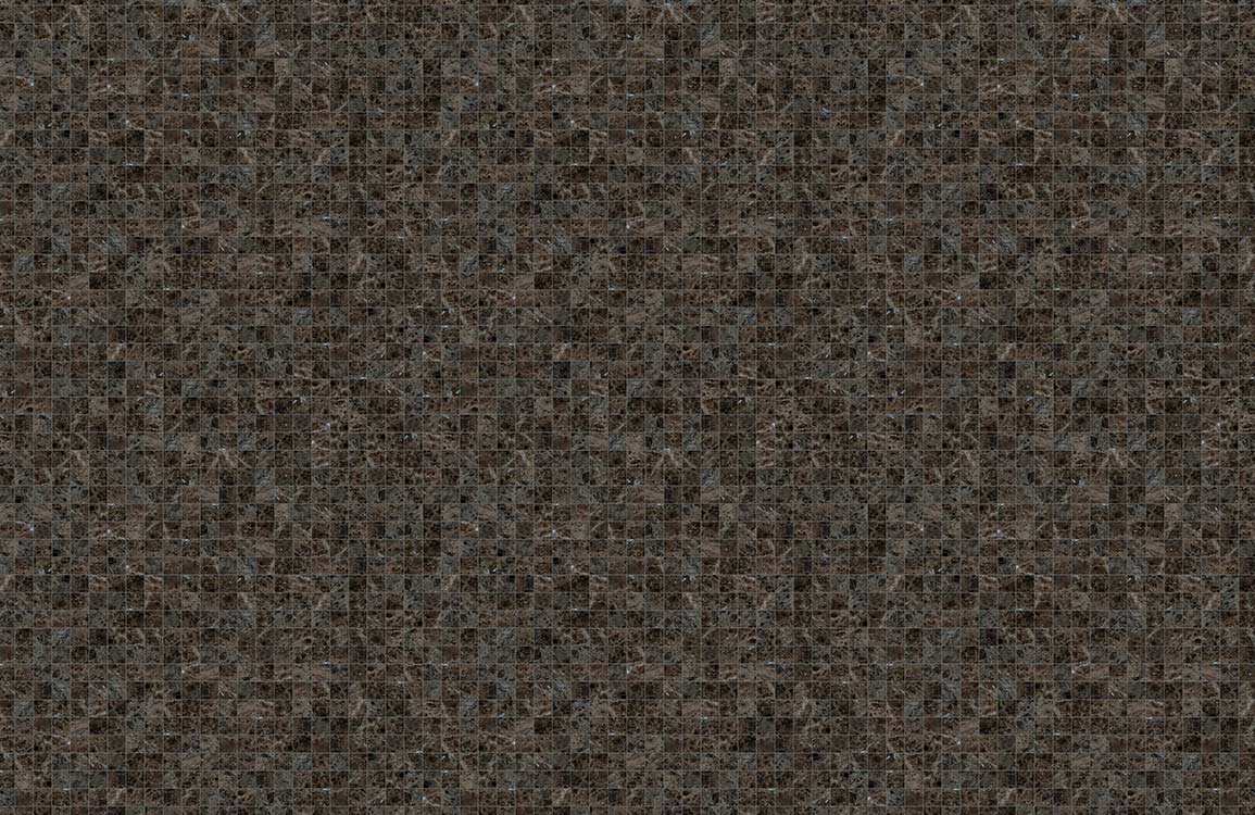 Wallpaper with a plain dark mosaic pattern