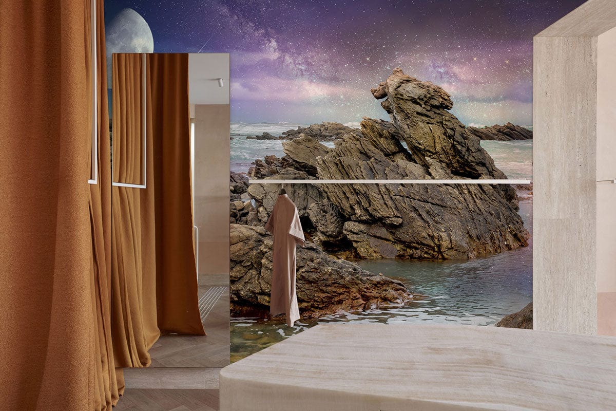 ocean landscape feature wall mural decoration inspiration