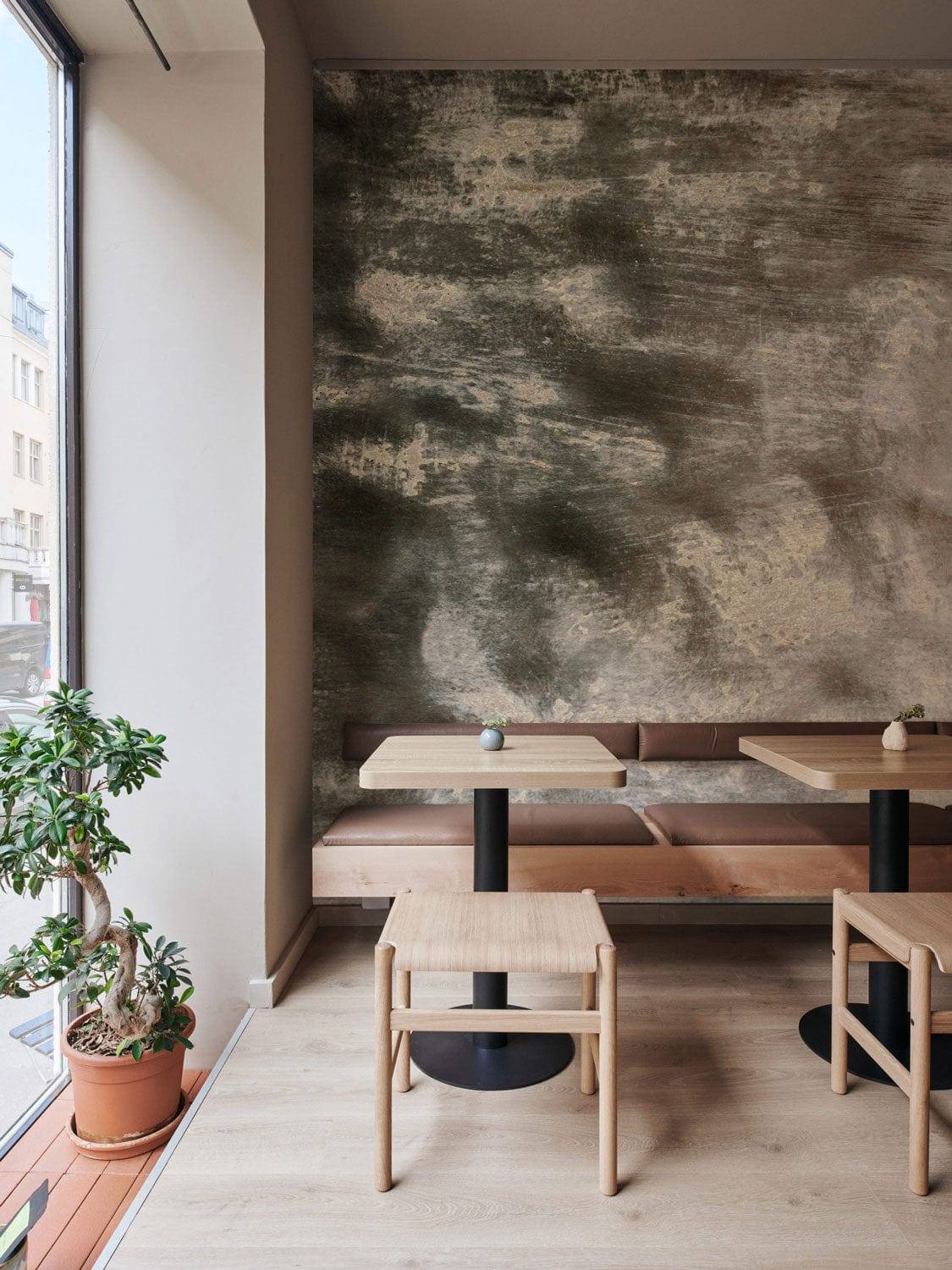 industrial style wall mural lounge interior decor