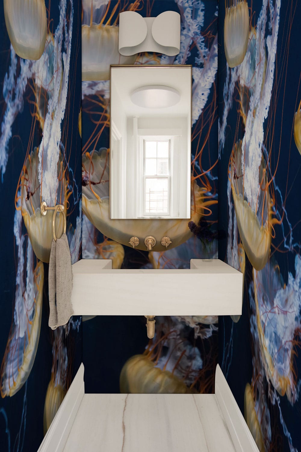 animal wallpaper mural rest room decor inspiration