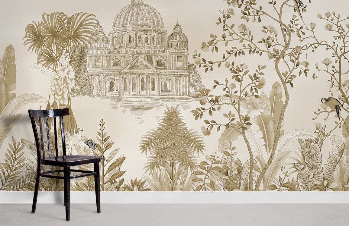 Garden Capital Forest Wallpaper Mural Room