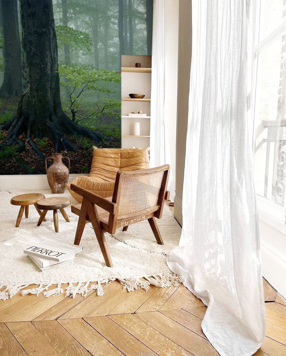 forest green lounge wallpaper ideas