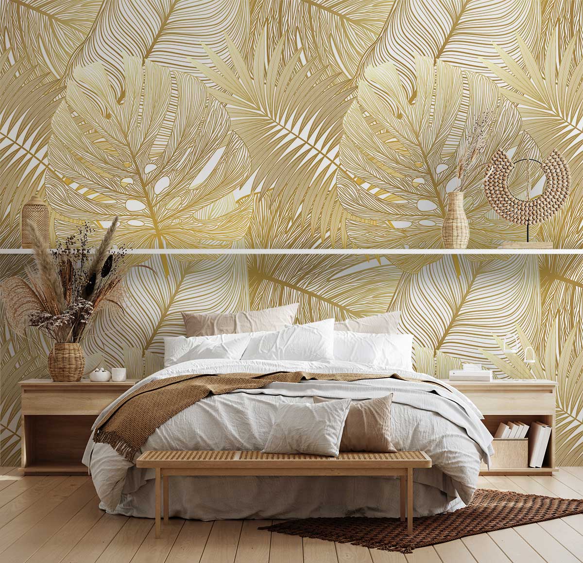 bespoke wallpaper with beautiful foliage