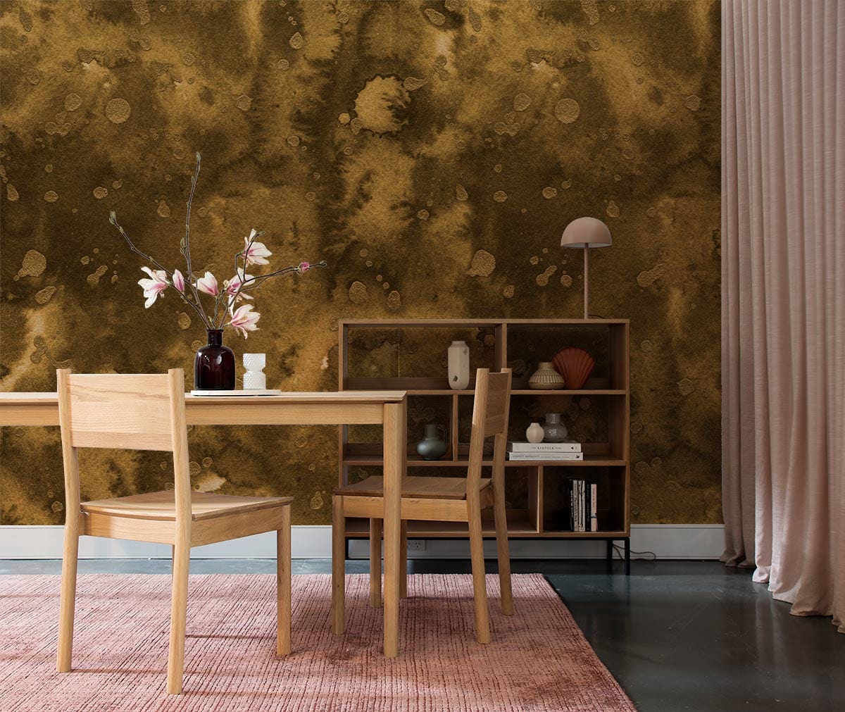 Golden Life Wallpaper Mural Decoration Art