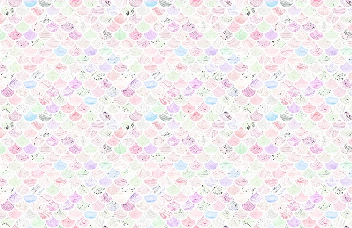 Pink Marble Tiles Wallpaper Mural Home Decor