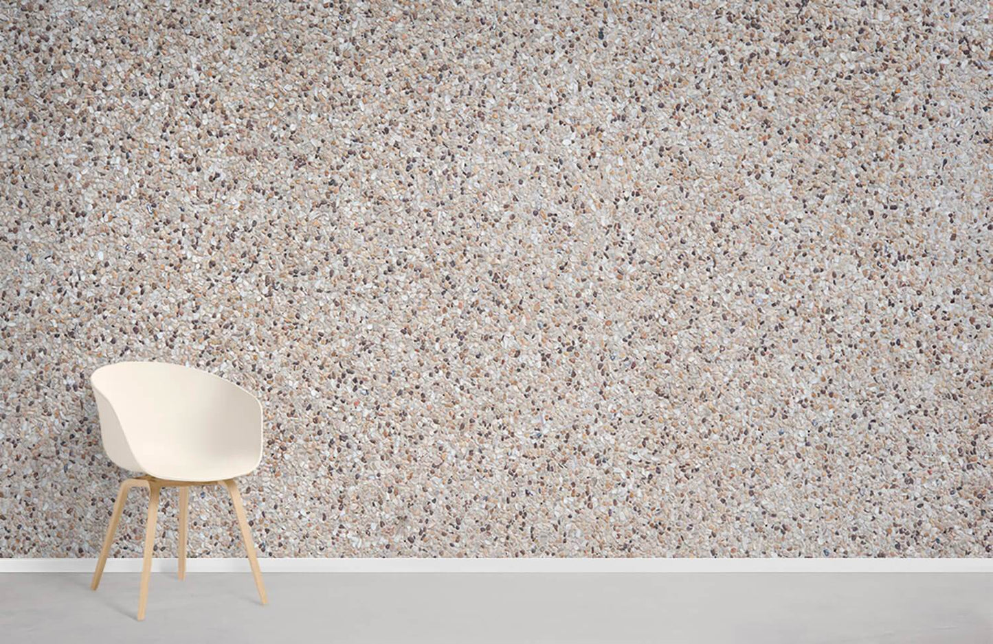 Wallpaper Mural with a Neutral Gravels Effect for Your Home Decoration