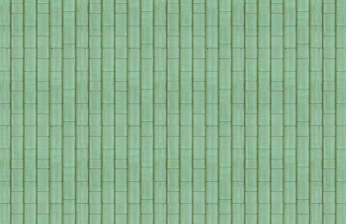 Modern Emerald Green Geometric Mural Wallpaper