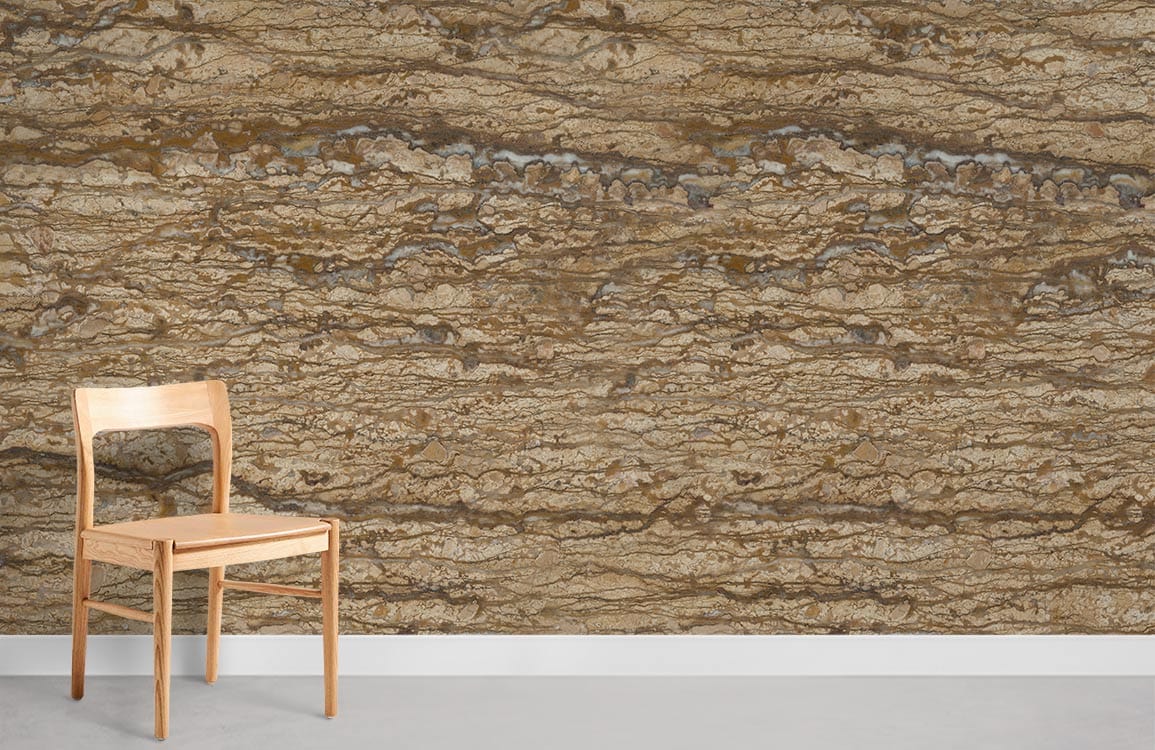 Industrial Stone Wallpaper Mural Room Decoration Idea