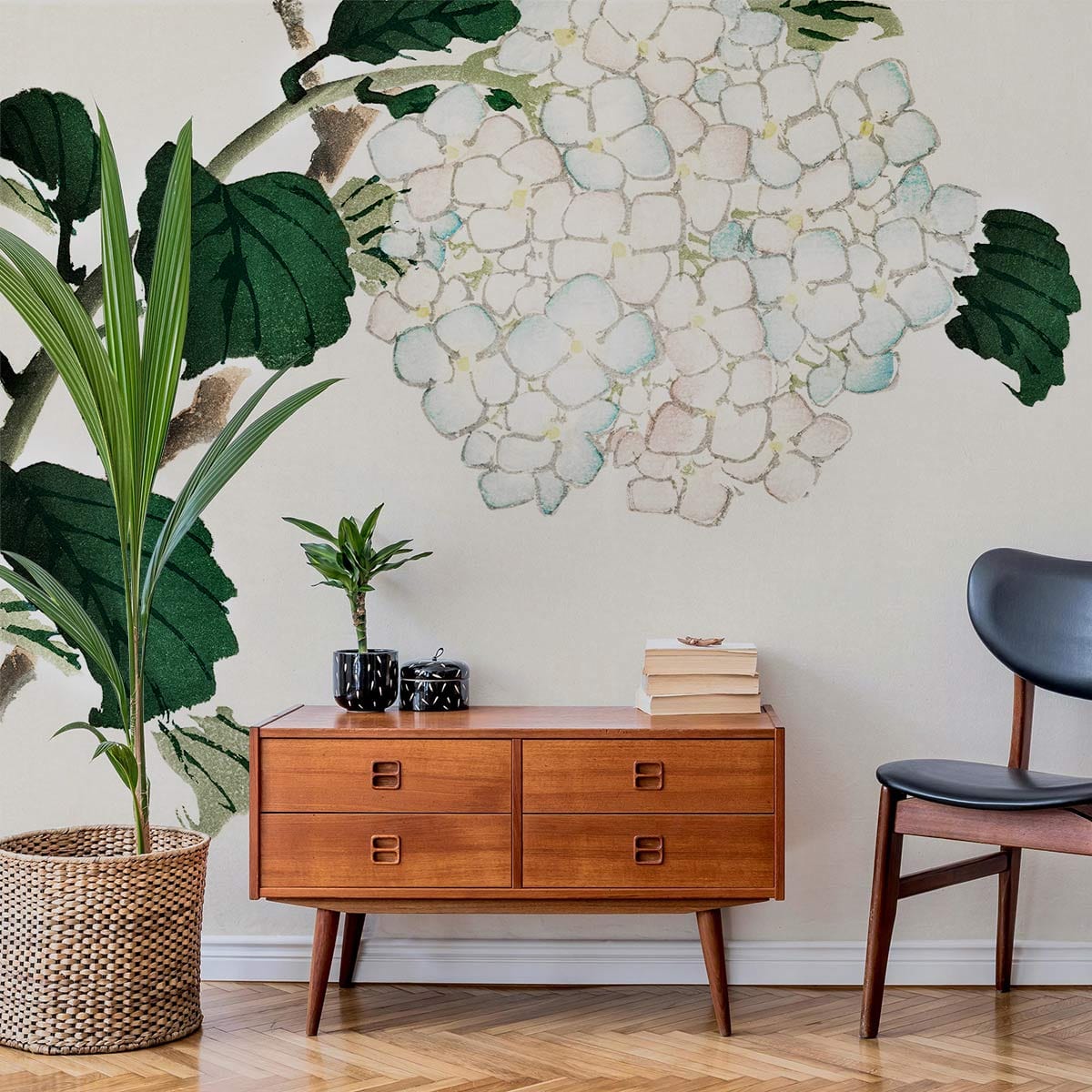 Hydrangea Custom Wallpaper Mural Art