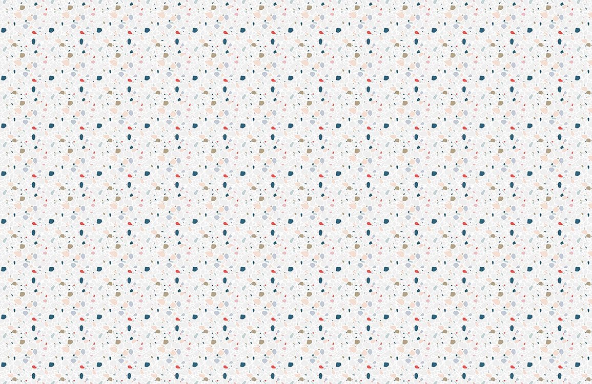 Decorative Wall Murals in the Style of Terrazzo