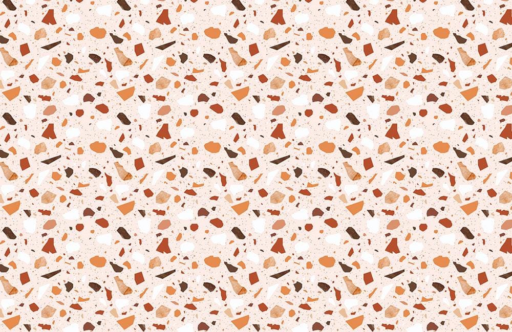 Home Decoration Terrazzo Slice Marble Wallpaper Mural for Use in