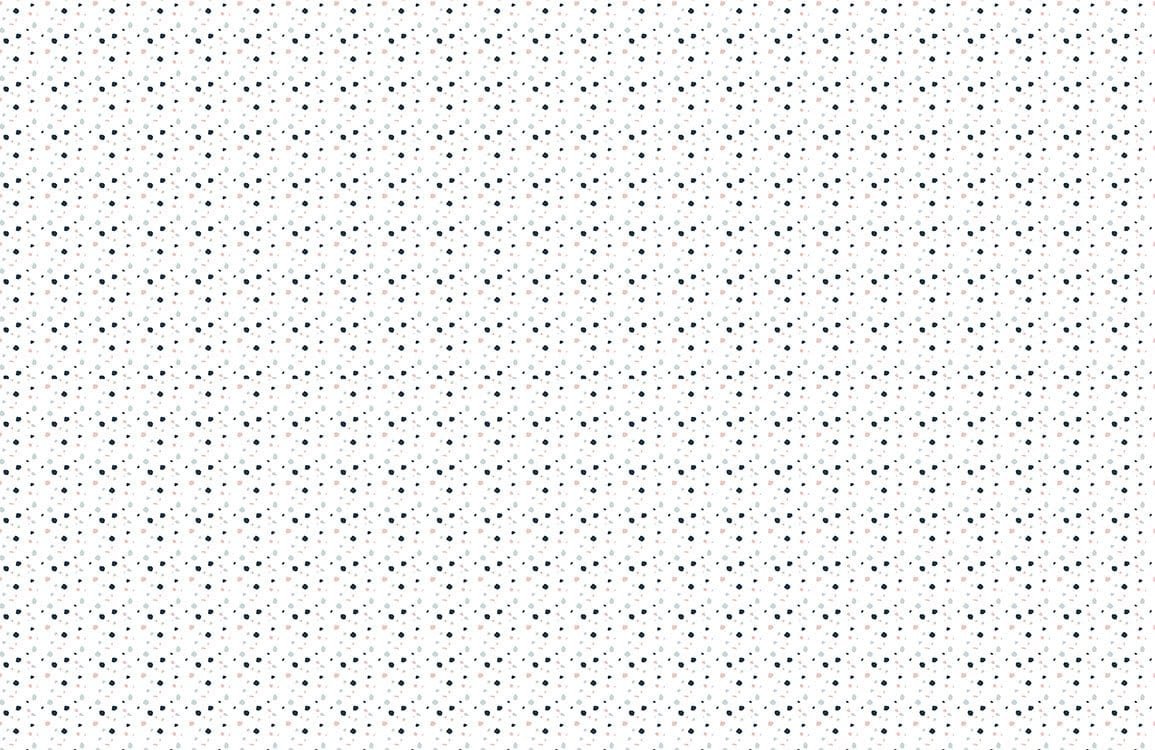 Wallpaper mural with a white terrazzo and marble dot pattern for home decoration.